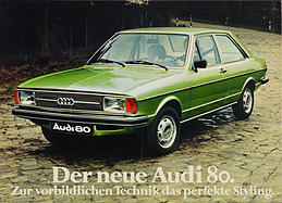 Audi 80 - Verkaufsprospekt (1976) Audi 80 - Verkaufsprospekt (1976)