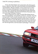 Audi 90 - Verkaufsprospekt (1990) - Seite 2 Audi 90 - Verkaufsprospekt (1990) - Seite 2