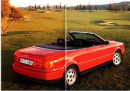 Audi Cabriolet - Veraufsprospekt (1991) - Seiten 4 und 5 Audi Cabriolet - Veraufsprospekt (1991) - Seiten 4 und 5