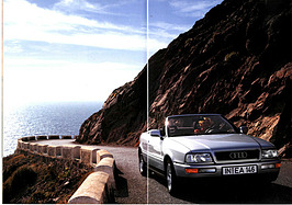 Audi Cabriolet - Veraufsprospekt (1991) - Seiten 8 und 9 (1991)