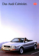 Audi Cabriolet - Veraufsprospekt (1991) Audi Cabriolet - Veraufsprospekt (1991)