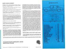 Austin 3 Litre - Vorschau-Prospekt (1967, engl.) - Seite 4 Austin 3 Litre - Vorschau-Prospekt (1967, engl.) - Seite 4
