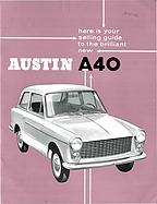 Austin A40 - Verkaufsinstruktionen (1958, engl.) Austin A40 - Verkaufsinstruktionen (1958, engl.)