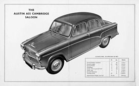 Austin A55 Cambridge - technische Daten (1957, engl.) (1957)
