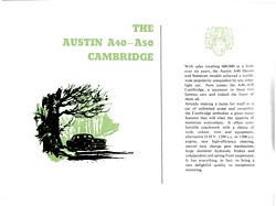Austin Cambridge A40/A50 - Verkaufsprospekt (1955, engl.) - Seite 2 Austin Cambridge A40/A50 - Verkaufsprospekt (1955, engl.) - Seite 2