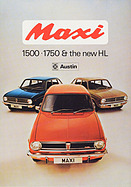 Austin Maxi – Verkaufsprospekt (1974, engl.) Austin Maxi – Verkaufsprospekt (1974, engl.)