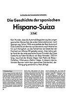 Auto exklusiv Nr. 2 / 1991 - Die Geschichte von Hispano-Suiza