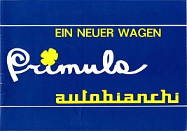 Autobianchi Primula - Verkaufsprospekt (1965) Autobianchi Primula - Verkaufsprospekt (1965)