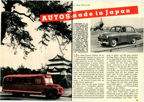 Autos aus Japan - Hobby 5 1955 - Seiten 16 und 17 Autos aus Japan - Hobby 5 1955 - Seiten 16 und 17