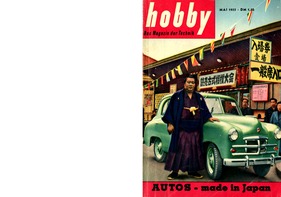 Autos aus Japan - Hobby 5 1955 - Titelblatt Autos aus Japan - Hobby 5 1955 - Titelblatt