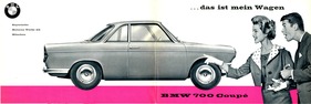 BMW 700 Coupé - Faltprospekt (1960) BMW 700 Coupé - Faltprospekt (1960)