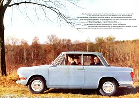 BMW 700 - Verkaufsprospekt (1961) - Seiten 2 und 3 BMW 700 - Verkaufsprospekt (1961) - Seiten 2 und 3