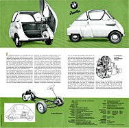 BMW Isetta - Faltprospekt (1955) - Seiten 4 bis 7 BMW Isetta - Faltprospekt (1955) - Seiten 4 bis 7