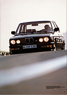 BMW M 535i und M 535i Katalysator - Verkaufsprospekt (1986) - Seite 3 BMW M 535i und M 535i Katalysator - Verkaufsprospekt (1986) - Seite 3