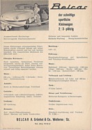 Belcar (1956) - Verkaufsprospekt