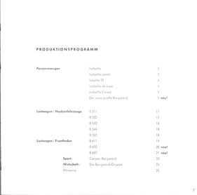 Borgward - Bauprogramm 1960 - Seite 2 Borgward - Bauprogramm 1960 - Seite 2