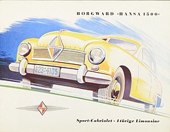 Borgward Hansa 1500 (1950) - Verkaufsprospekt Borgward Hansa 1500 (1950) - Verkaufsprospekt