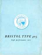 Bristol 405 - Verkaufsprospekt (1956, engl.) Bristol 405 - Verkaufsprospekt (1956, engl.)