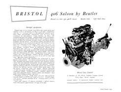 Bristol 406 Saloon by Beutler - Verkaufsprospekt (1957, engl.) - Seite 2 Bristol 406 Saloon by Beutler - Verkaufsprospekt (1957, engl.) - Seite 2
