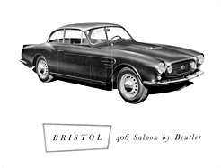 Bristol 406 Saloon by Beutler - Verkaufsprospekt (1957, engl.) Bristol 406 Saloon by Beutler - Verkaufsprospekt (1957, engl.)