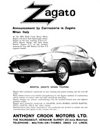 Bristol Zagato Grand Touring - Verkaufsprospekt (1961, engl.) Bristol Zagato Grand Touring - Verkaufsprospekt (1961, engl.)