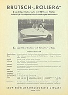 Brütsch Rollera (1959) - Verkaufsprospekt Brütsch Rollera (1959) - Verkaufsprospekt