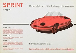 Brütsch Sprint (1955) - Verkaufsprospekt Brütsch Sprint (1955) - Verkaufsprospekt