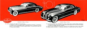 Bugatti 101 - Verkaufsprospekt (1952, franz) - Seiten 2 und 3 Bugatti 101 - Verkaufsprospekt (1952, franz) - Seiten 2 und 3