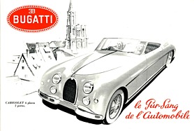 Bugatti 101 - Verkaufsprospekt (1952, franz) Bugatti 101 - Verkaufsprospekt (1952, franz)