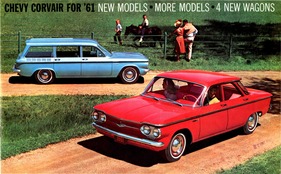 Chevrolet Corvair - Verkaufsprospekt Jg 1961 (1960) Chevrolet Corvair - Verkaufsprospekt Jg 1961 (1960)
