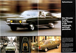 Chrysler 160 - 180 - 2 Litre - Prospekt (1974) - Seiten 2 und 3
