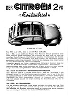 Citroën 2 CV - Verkaufsbroschüre (1952) Citroën 2 CV - Verkaufsbroschüre (1952)