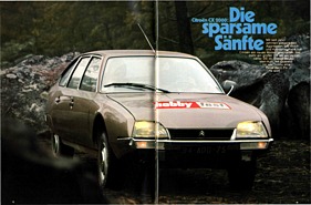 Citroën CX 2000 - die sparsame Sänfte - Hobby 24/1974 - Seiten 18 und 19 Citroën CX 2000 - die sparsame Sänfte - Hobby 24/1974 - Seiten 18 und 19