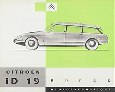 Citroën ID 19 Break - Verkaufsprospekt (1958, franz.) Citroën ID 19 Break - Verkaufsprospekt (1958, franz.)