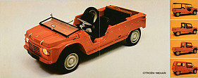 Citroën Méhari – Verkaufsprospekt (1975) – Seiten 3 und 4 Citroën Méhari – Verkaufsprospekt (1975) – Seiten 3 und 4