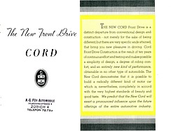 Cord - Verkaufsprospekt (1936, engl.) - Seite 3 Cord - Verkaufsprospekt (1936, engl.) - Seite 3