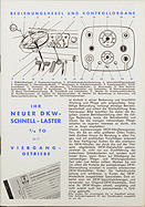 DKW Schnell-Laster Viergang - Betriebsanleitung (1951) - Seite 4 DKW Schnell-Laster Viergang - Betriebsanleitung (1951) - Seite 4