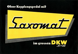 DKW mit Saxomat - Verkaufsprospekt (1957) DKW mit Saxomat - Verkaufsprospekt (1957)