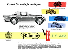 Daimler V8 SP 250 - Verkaufsprospekt (1959, engl.) - Seite 2 Daimler V8 SP 250 - Verkaufsprospekt (1959, engl.) - Seite 2