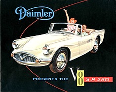 Daimler V8 SP 250 - Verkaufsprospekt (1959, engl.) Daimler V8 SP 250 - Verkaufsprospekt (1959, engl.)