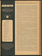 Bild von Das Auto / Nr. 2 / 1948 - Seite 1