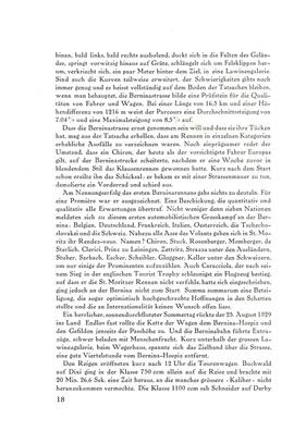 Das Bernina-Rennen 1929 - Auf Schweizer Alpenstrassen, 1929, offizielle Publikation der Gesellschaftswagengruppen des Verbandes schweizerischer Motorlastwagenbesitzer - Seite 18 Das Bernina-Rennen 1929 - Auf Schweizer Alpenstrassen, 1929, offizielle Publikation der Gesellschaftswagengruppen des Verbandes schweizerischer Motorlastwagenbesitzer - Seite 18