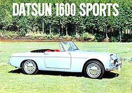 Datsun 1600 Sports – Verkaufsprospekt (1966, engl.) Datsun 1600 Sports – Verkaufsprospekt (1966, engl.)