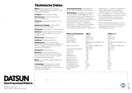 Datsun 260 Z - Verkaufsprospekt (1977) - Seite 8 (1977)