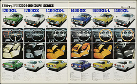 Datsun Cherry F-II - Verkaufsprospekt (1975) - Seite 27 und 28 (1975)
