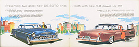 De Soto - Styled for Tomorrow - Verkaufsprospekt (1955, engl.) - Seiten 2 und 3 De Soto - Styled for Tomorrow - Verkaufsprospekt (1955, engl.) - Seiten 2 und 3