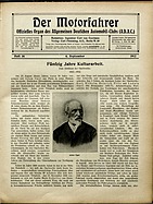 ADAC Motorwelt 36/1912 - 50 Jahre Kulturarbeit
