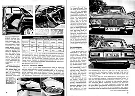Der neue grosse BMW 2500 - Hobby 21/1968 - Seiten 26 und 27 Der neue grosse BMW 2500 - Hobby 21/1968 - Seiten 26 und 27