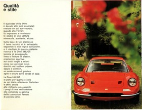 Dino 246 GT 1971 - Verkaufsprospekt (italienisch) - Seite 3 Dino 246 GT 1971 - Verkaufsprospekt (italienisch) - Seite 3