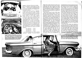 Ein deutscher Amerikaner - Opel Kapitän - Hobby 12/1958 - Seiten 30 und 31 Ein deutscher Amerikaner - Opel Kapitän - Hobby 12/1958 - Seiten 30 und 31